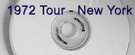 1972 Tour - New York 4-CD Set